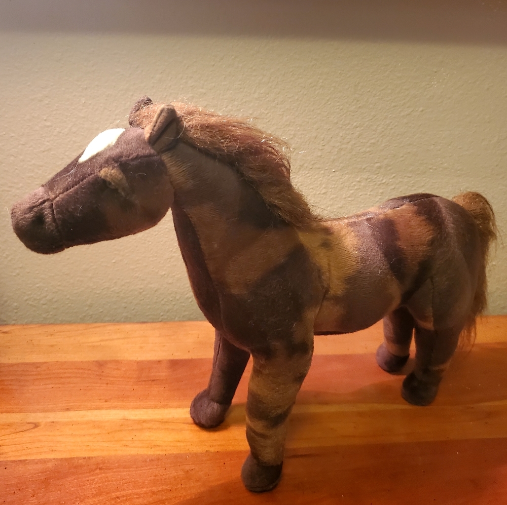 Aurora Brown Horse Plush Stuffed Animal